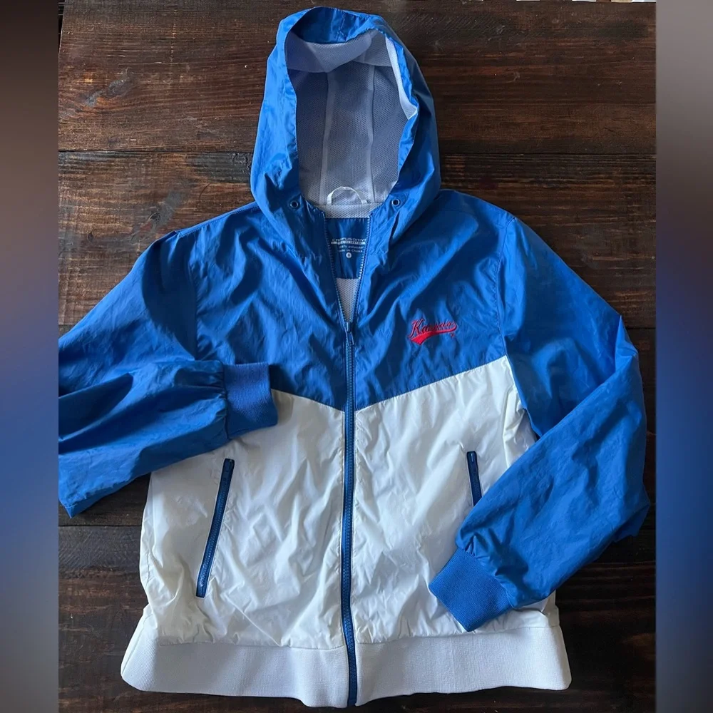 KU Jayhawks Windbreaker small - Picture 1 of 5